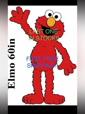 Elmo LIFE SIZE Cardboard Cutout with Free Shipping